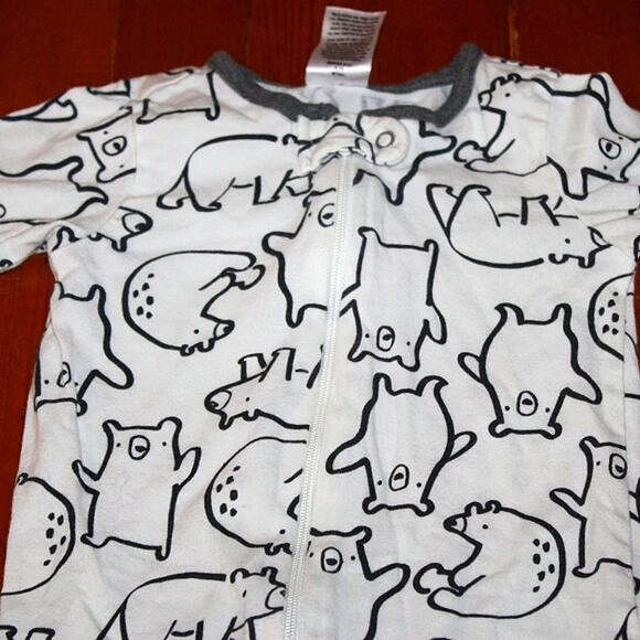 Baby Boy Sleep & Play Bundle - 3-6 Months - 5 Piece Lot - Footed Pajamas - Picture 12 of 14